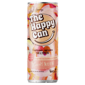 Peachy Keen - THC/CBD Peach Seltzer Designed by Local Iowa Artist Chris Vance